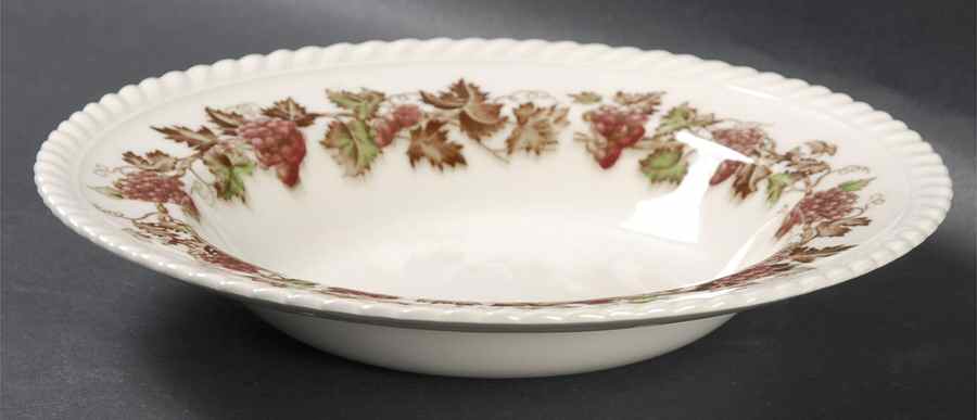 Empire Grape Rim Soup Bowl by Johnson Brothers-1