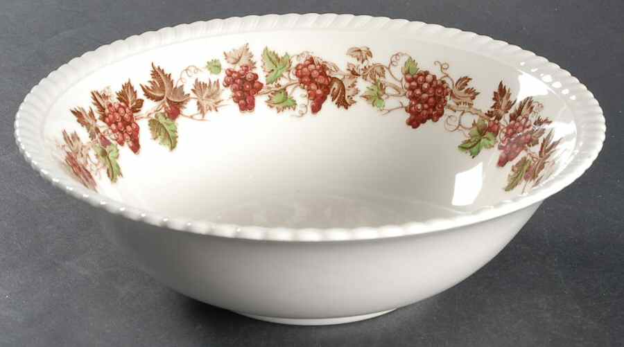 Empire Grape 8" Round Vegetable Bowl by Johnson Brothers-1