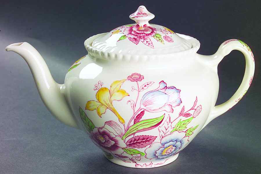 English Bouquet (Old English) Teapot & Lid by Johnson Brothers-1