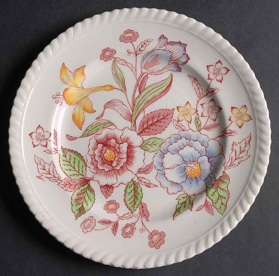 English Bouquet (Old English) Salad Plate by Johnson Brothers-1