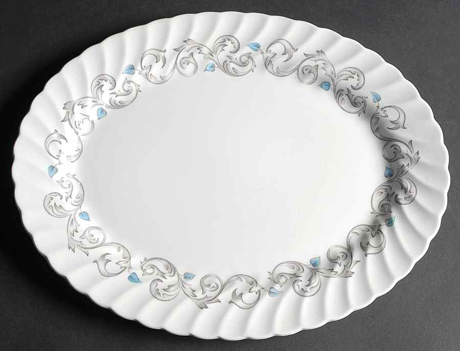 Encore 12" Oval Serving Platter by Johnson Brothers-1