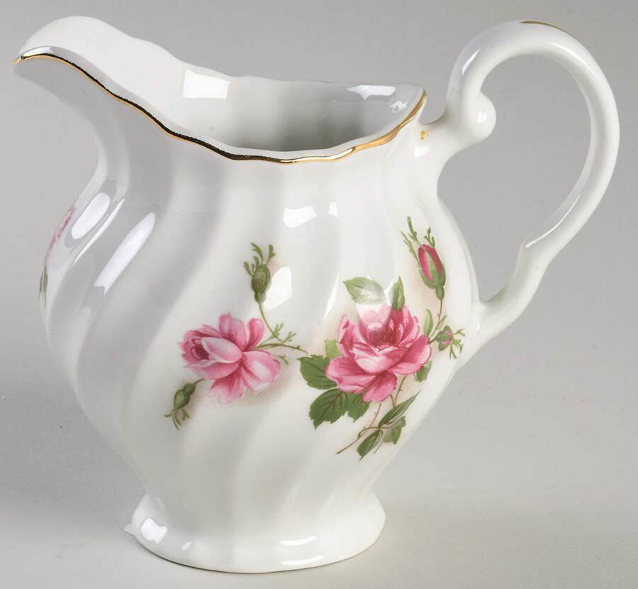 Enchantment (Gold Trim) Creamer by Johnson Brothers-1