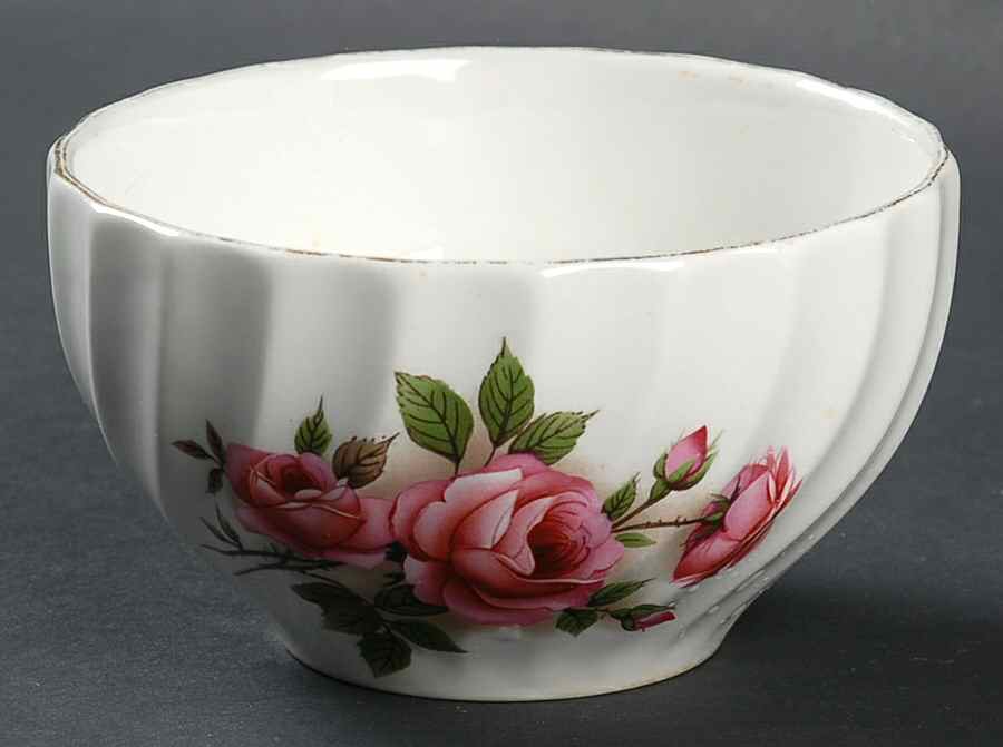 Enchantment (Gold Trim) Open Sugar Bowl by Johnson Brothers-1