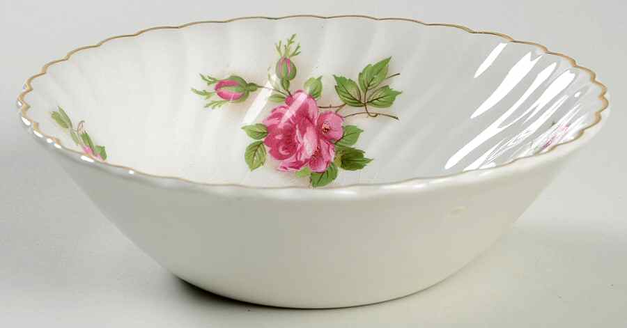 Enchantment (Gold Trim) Coupe Cereal Bowl by Johnson Brothers-1