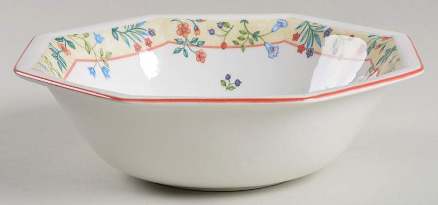Enchantment (Red Trim) Coupe Cereal Bowl by Johnson Brothers-1