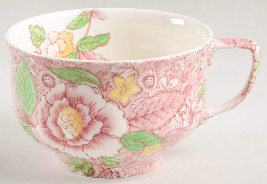 English Countryside Pink Multicolor Oversized Cup by Johnson Brothers-1