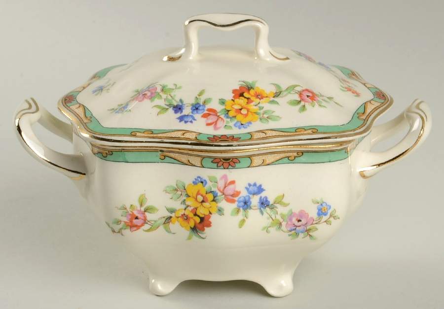 Enfield Sugar Bowl & Lid by Johnson Brothers-1