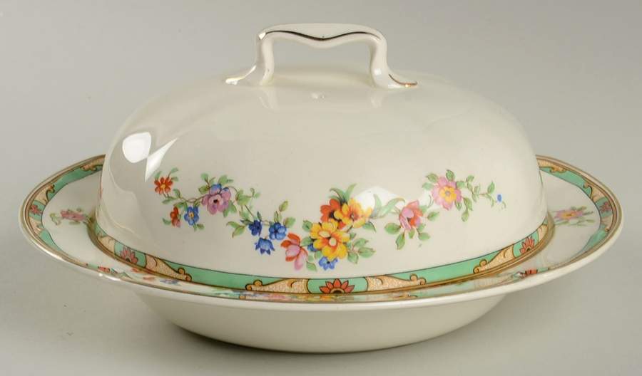 Enfield Round Covered Butter by Johnson Brothers-1