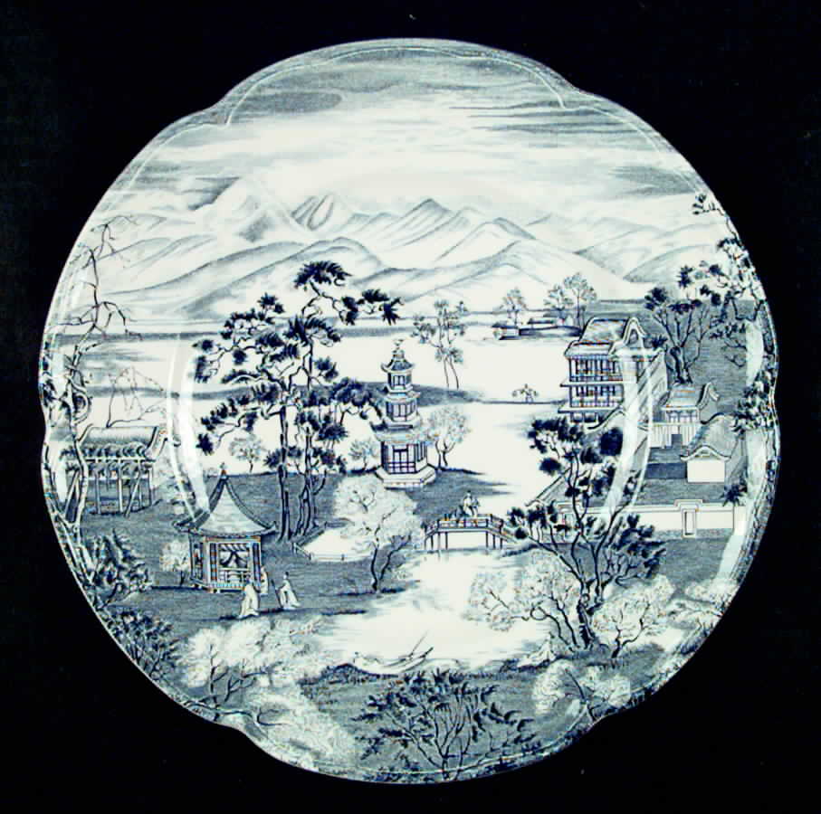 Enchanted Garden Blue Dinner Plate by Johnson Brothers-1