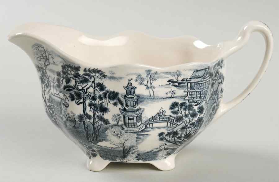 Enchanted Garden Blue Creamer by Johnson Brothers-1