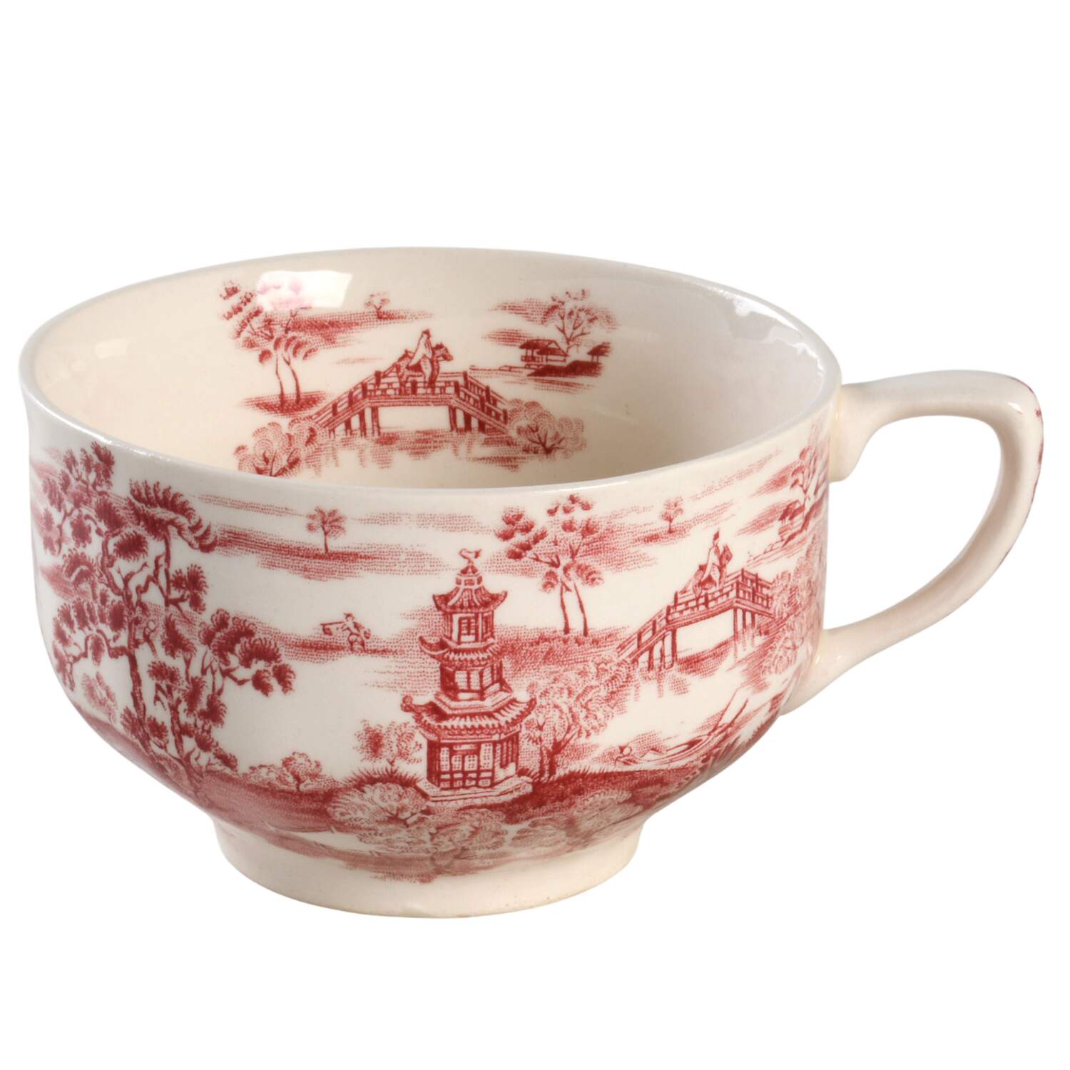 Enchanted Garden Pink Flat Cup by Johnson Brothers-1