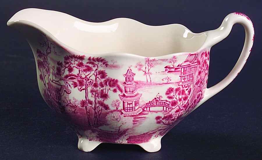 Enchanted Garden Pink Creamer by Johnson Brothers-1