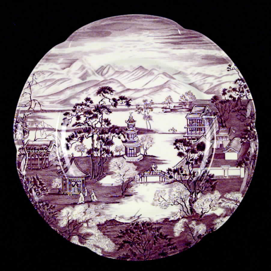 Enchanted Garden Plum Dinner Plate by Johnson Brothers-1