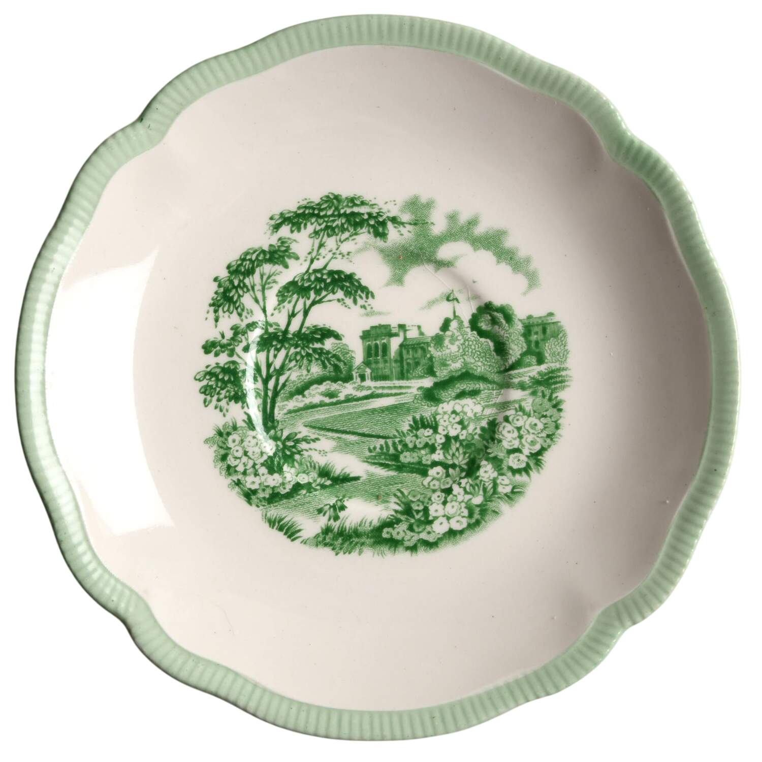 English Gardens Green Saucer by Johnson Brothers-1