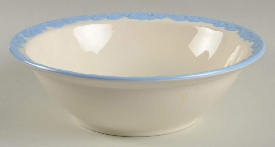 English Oak (Light Blue Embossed Edge) 8" Round Vegetable Bowl by Johnson Brothers-1