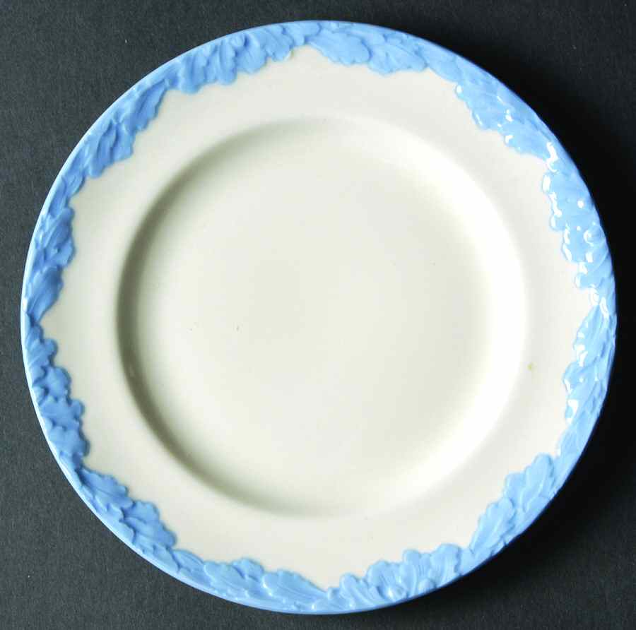 English Oak (Light Blue Embossed Edge) Bread & Butter Plate by Johnson Brothers-1