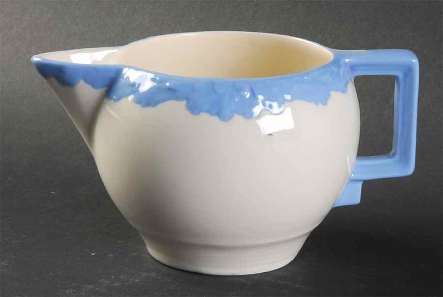 English Oak (Light Blue Embossed Edge) Creamer by Johnson Brothers-1