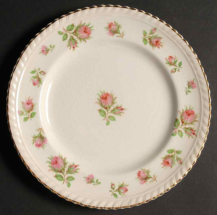 English Rose (Old English, Pink Roses) Salad Plate by Johnson Brothers-1