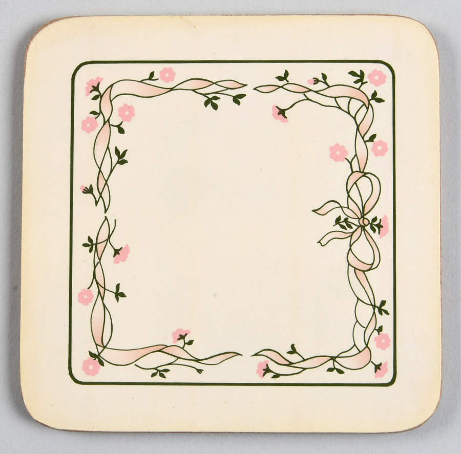 Eternal Beau Cork Back Square Coaster by Johnson Brothers-1