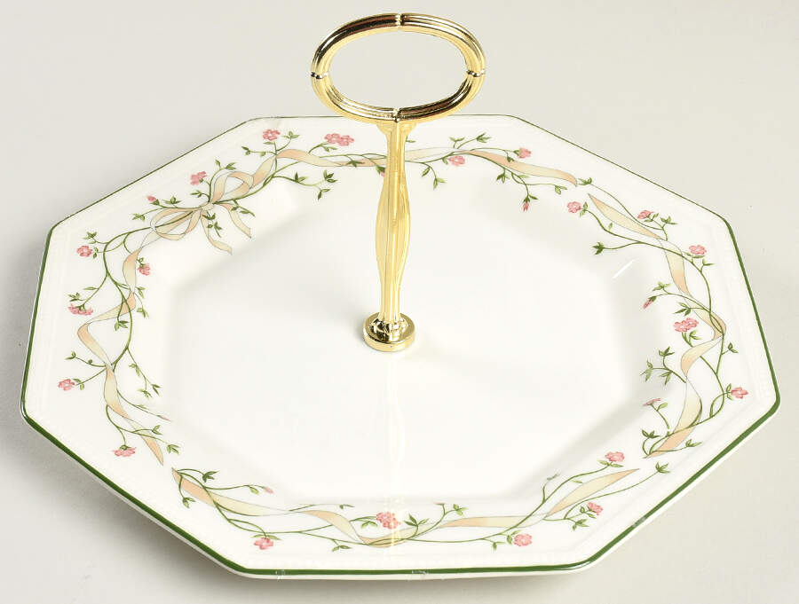 Eternal Beau Round Serving Plate with Center Handle (Dp) Hc by Johnson Brothers-1