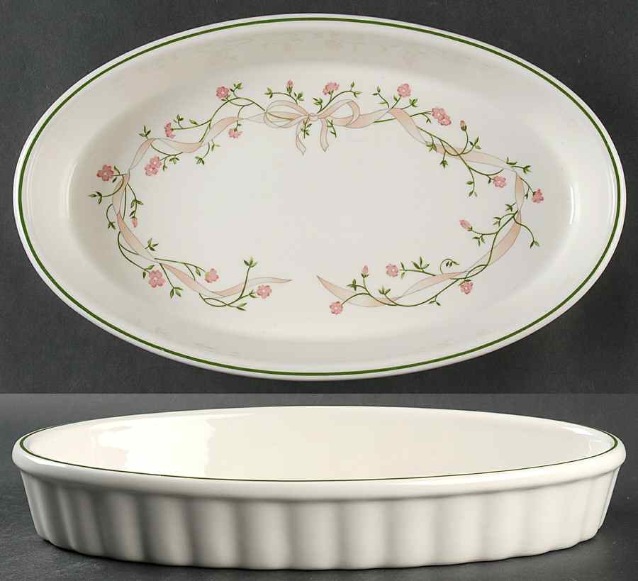 Eternal Beau 12'' Oval Baker by Johnson Brothers-1