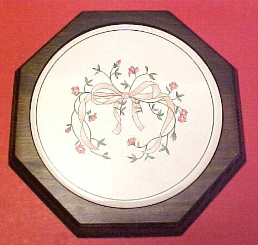 Eternal Beau Wood Frame Trivet by Johnson Brothers-1
