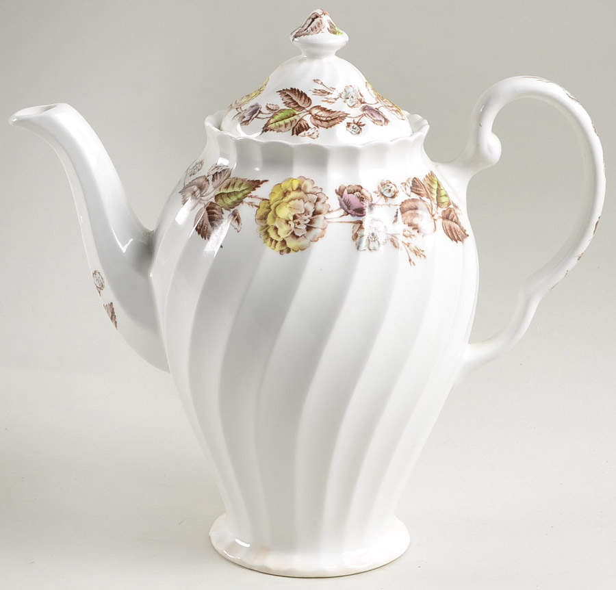 Fairwood Coffee Pot & Lid by Johnson Brothers-1
