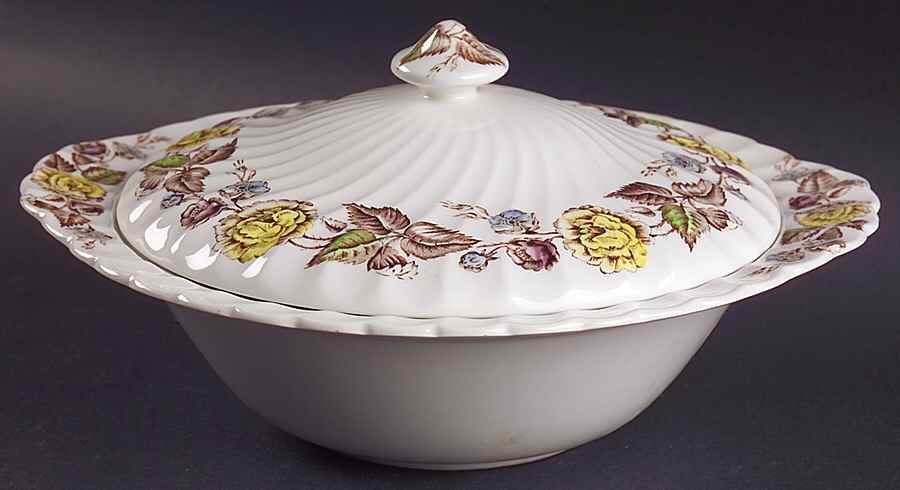 Fairwood Round Covered Vegetable by Johnson Brothers-1