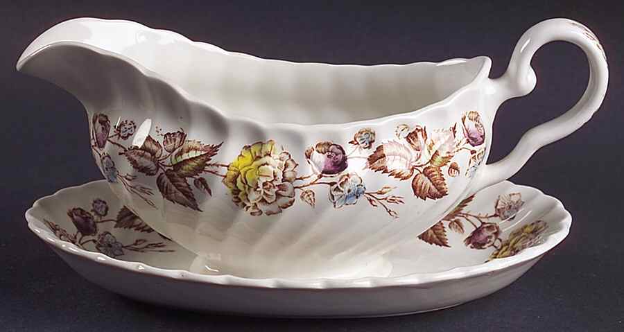 Fairwood Gravy Boat & Underplate by Johnson Brothers-1