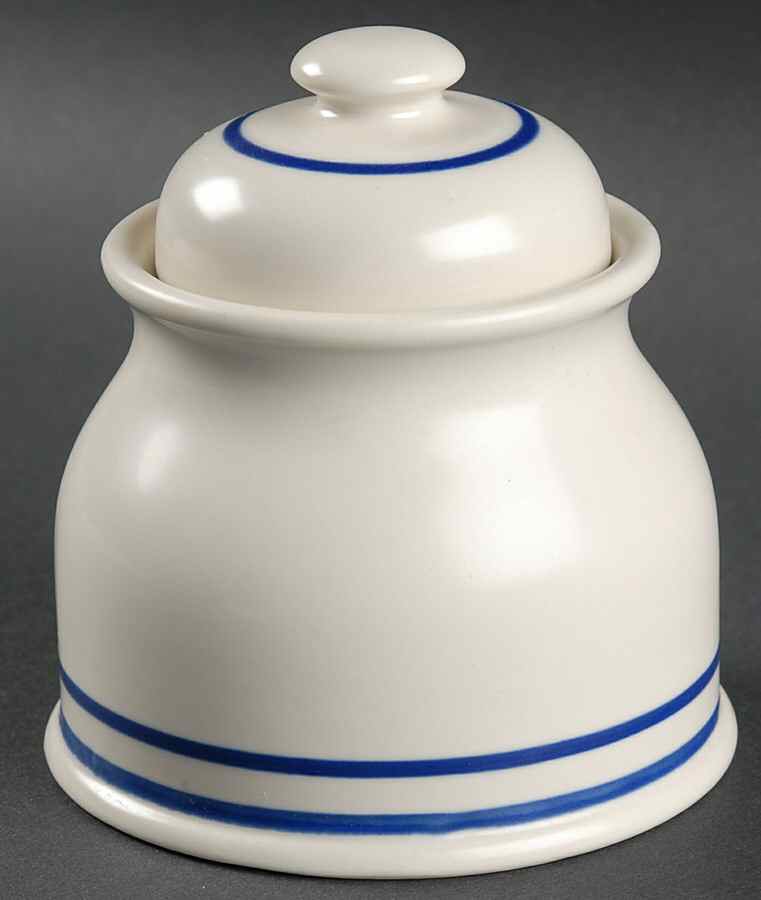 Finlandia Blue Sugar Bowl & Lid by Johnson Brothers-1