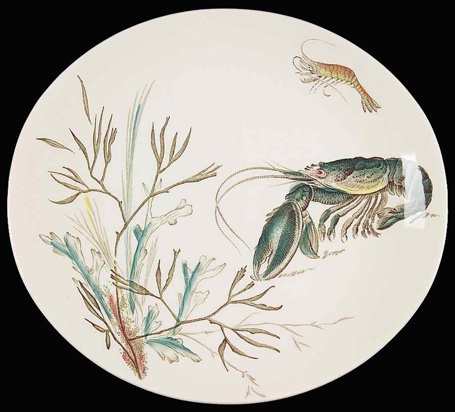 FISH (CREAM) Luncheon Plate by Johnson Brothers-1