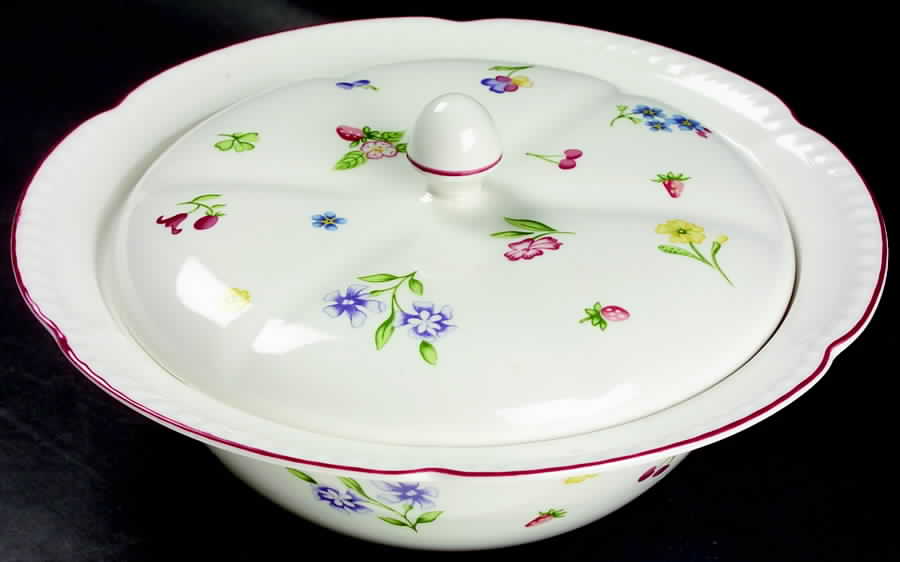 Fleurette Round Covered Vegetable by Johnson Brothers-1