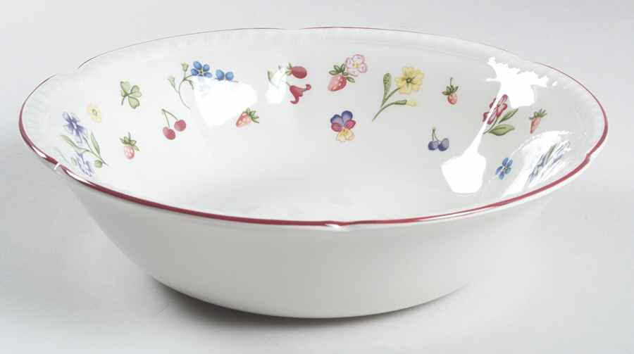 Fleurette 9" Round Vegetable Bowl by Johnson Brothers-1