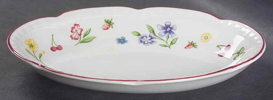 Fleurette Relish/Gravy Underplate by Johnson Brothers-1