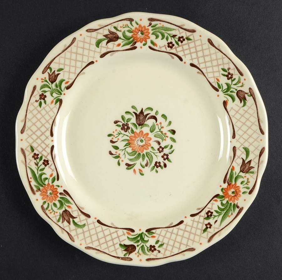 Fleur L'Orange Bread & Butter Plate by Johnson Brothers-1