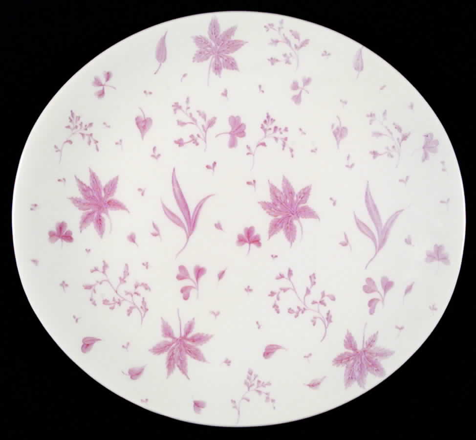 Floating Leaves Pink Dinner Plate by Johnson Brothers-1