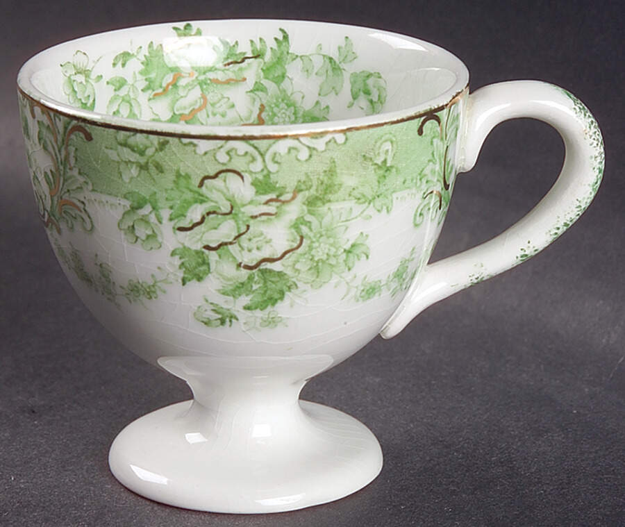 The Florentine Green (Gold Trim) Punch Cup by Johnson Brothers-1