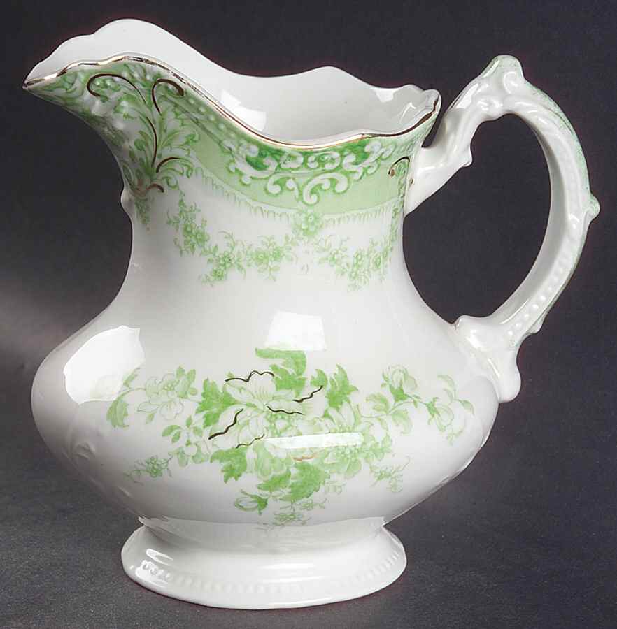 The Florentine Green (Gold Trim) 24 Oz Pitcher by Johnson Brothers-1