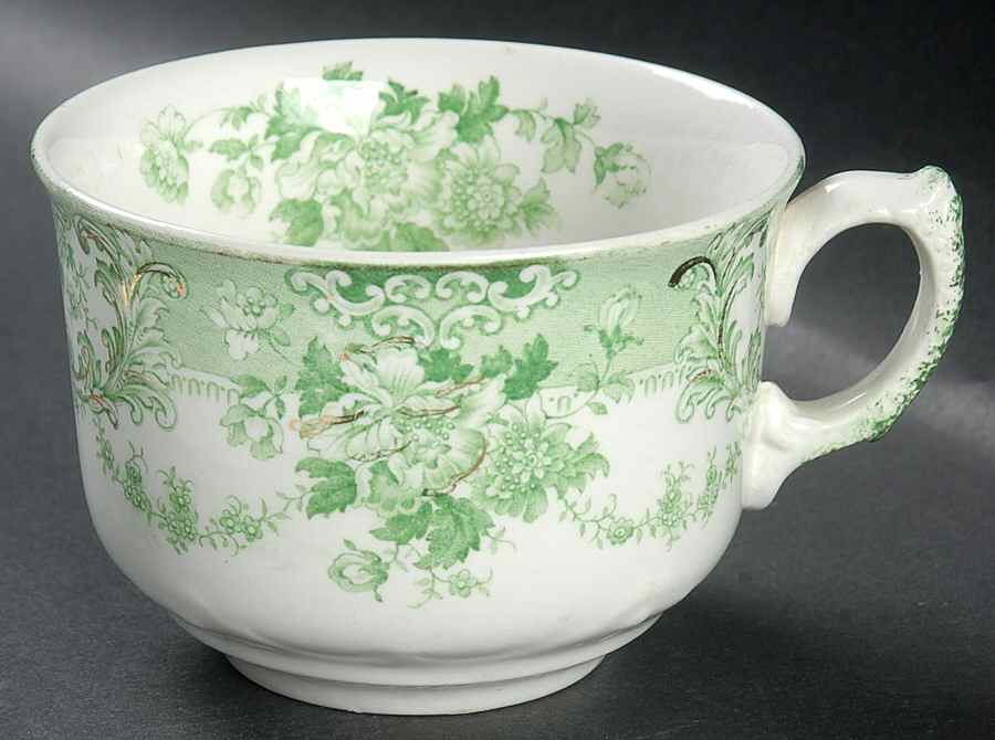 The Florentine Green (Gold Trim) Oversized Cup by Johnson Brothers-1