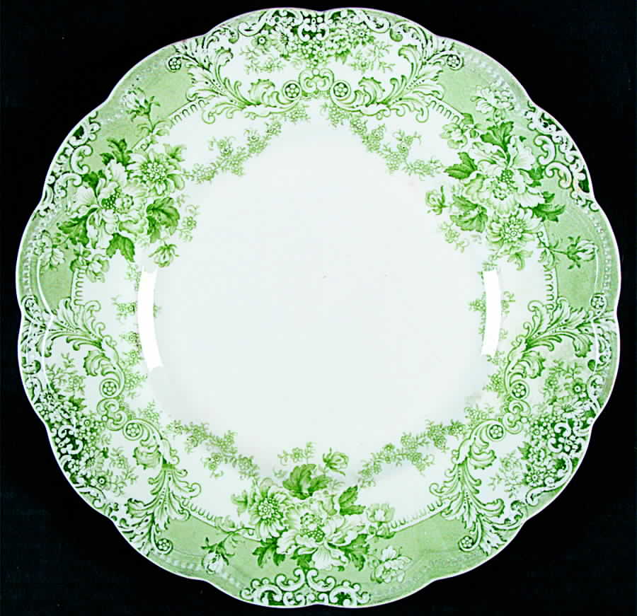 The Florentine Green (No Gold Trim) Dinner Plate by Johnson Brothers-1