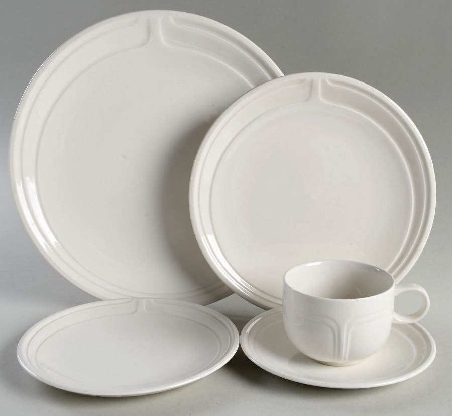 Focus White 5 Piece Place Setting by Johnson Brothers-1