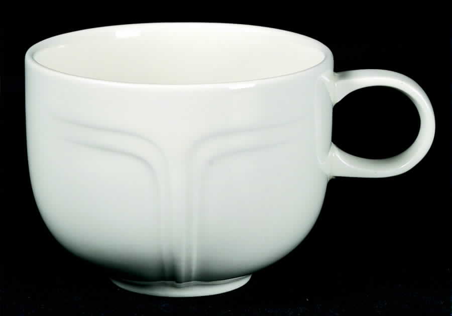 Focus White Flat Cup by Johnson Brothers-1