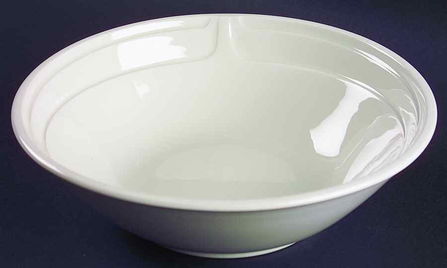 Focus White 9" Round Vegetable Bowl by Johnson Brothers-1
