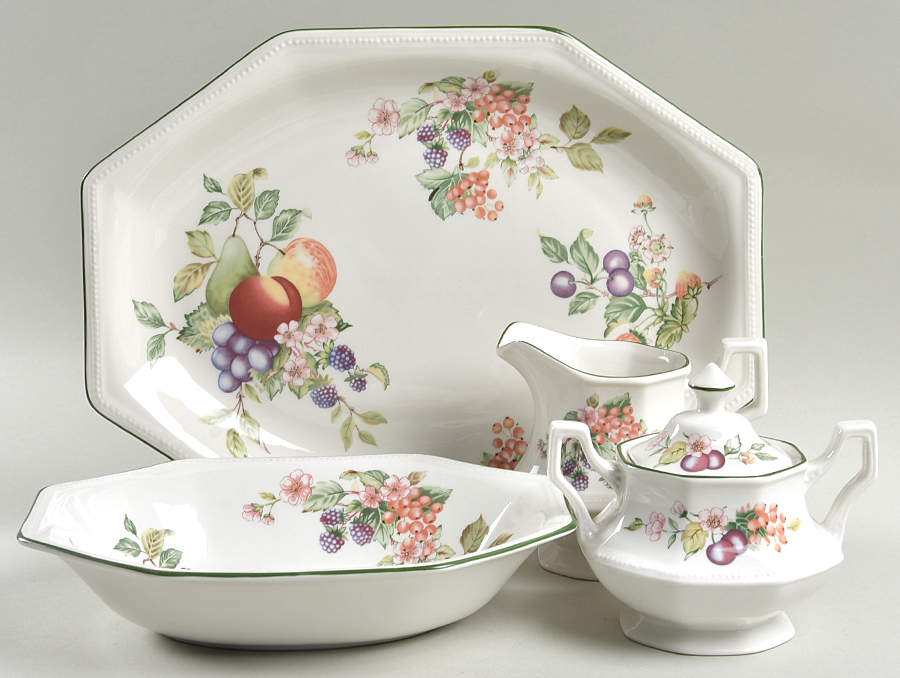 Fresh Fruit 5 Piece Hostess Set by Johnson Brothers-1