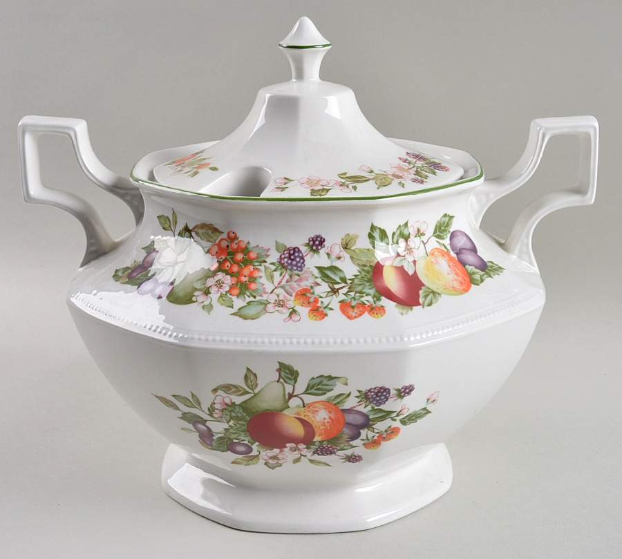 Fresh Fruit Tureen &  Lid by Johnson Brothers-1