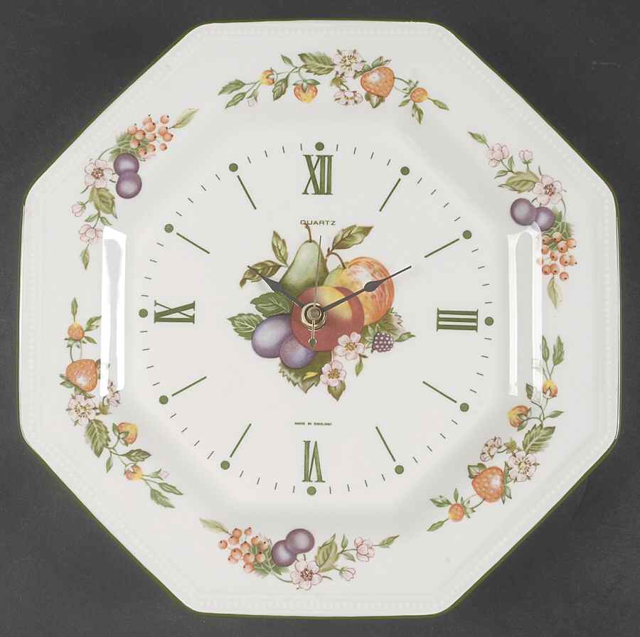 Fresh Fruit Clock Plate by Johnson Brothers-1
