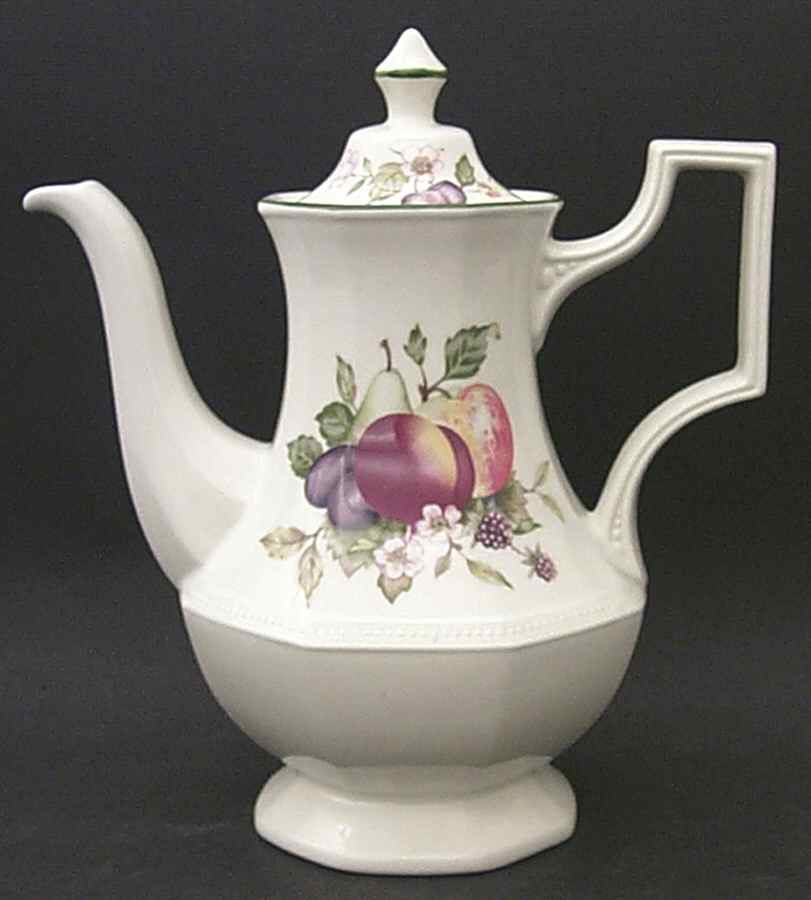 Fresh Fruit Mini Coffee Pot & Lid by Johnson Brothers-1