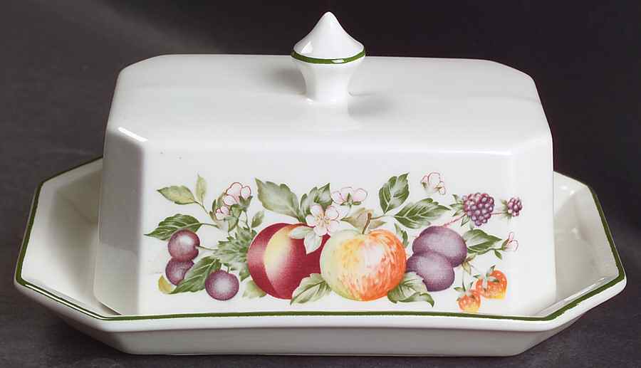 Fresh Fruit Rectangular Covered Butter by Johnson Brothers-1