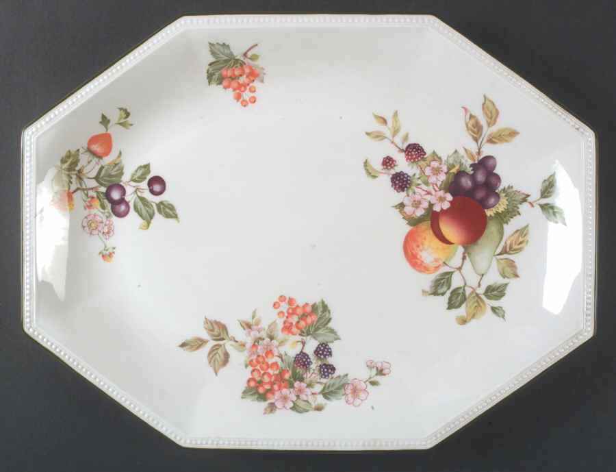 Fresh Fruit 15" Oval Serving Platter by Johnson Brothers-1