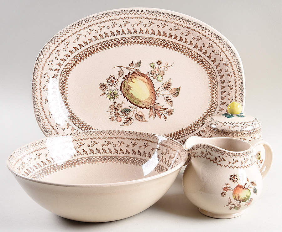 Fruit Sampler (Older) 5 Piece Hostess Set by Johnson Brothers-1